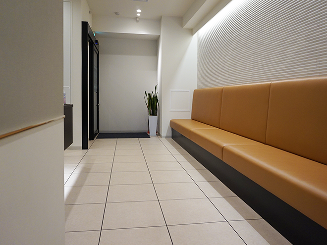 広々とした待合室です